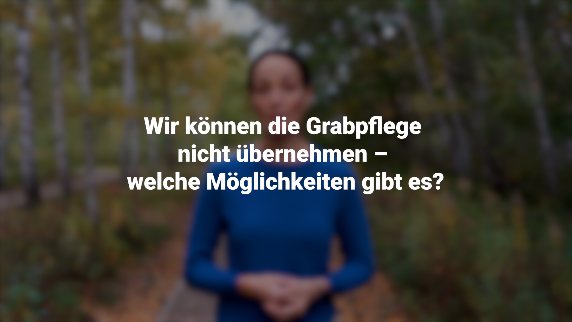 Grabpflege